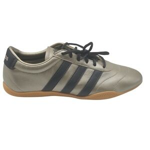 Adidas Grand Court Lo Metallic Gum Sneakers Womens 9 JQ9681